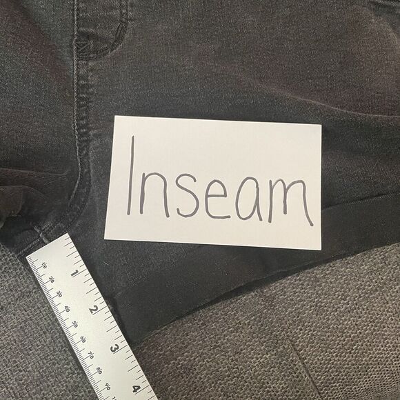 Wallflower Black Denim Overall Shorts - Picture 8 of 10